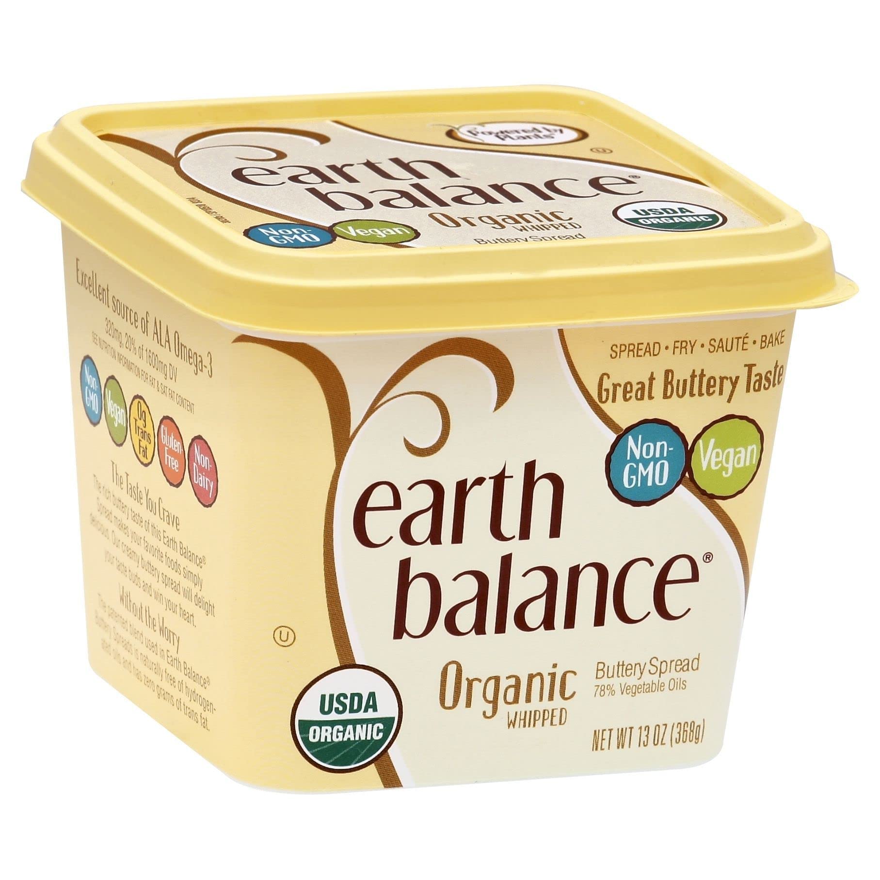 Earth Balance, Spread Buttery Whipped Organic, 13 Ounce