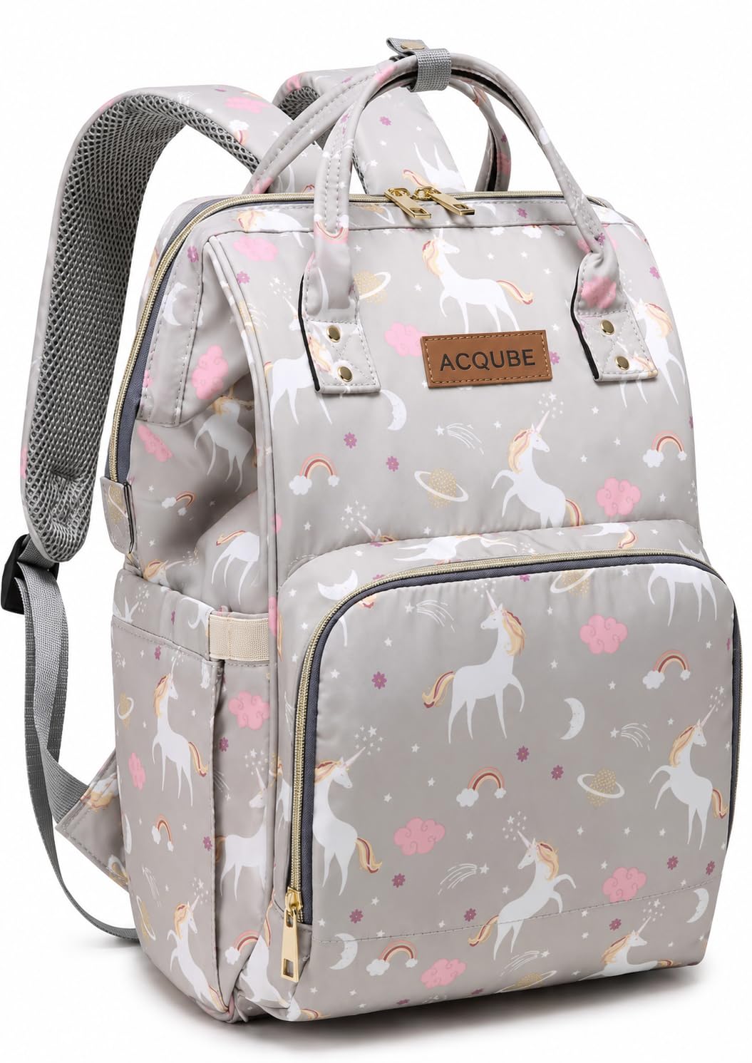 Elegant Diaper Bag for Travel & Maternity, Multipocket Water-Resistant Hospital Organizer for Newborn Moms with Warranty-picture-24