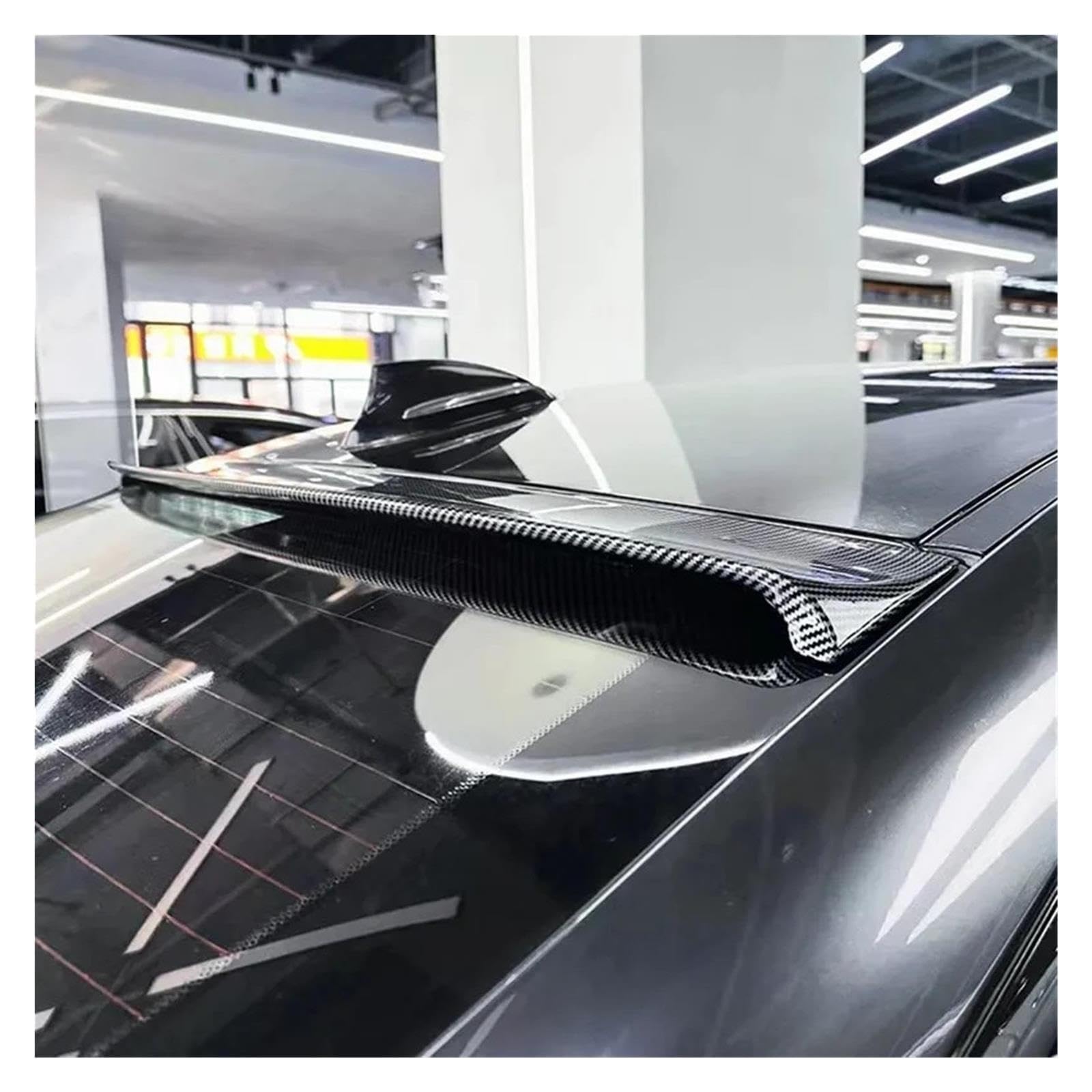 Kompatybilny z BMW 2014-2020 serii 4 F32 tylne okno dachowe pokrywa bagażnika sportowy spoiler samochodowy skrzydła czarny węgiel zewnętrzne akcesoria do tuningu(Glossy Black)
