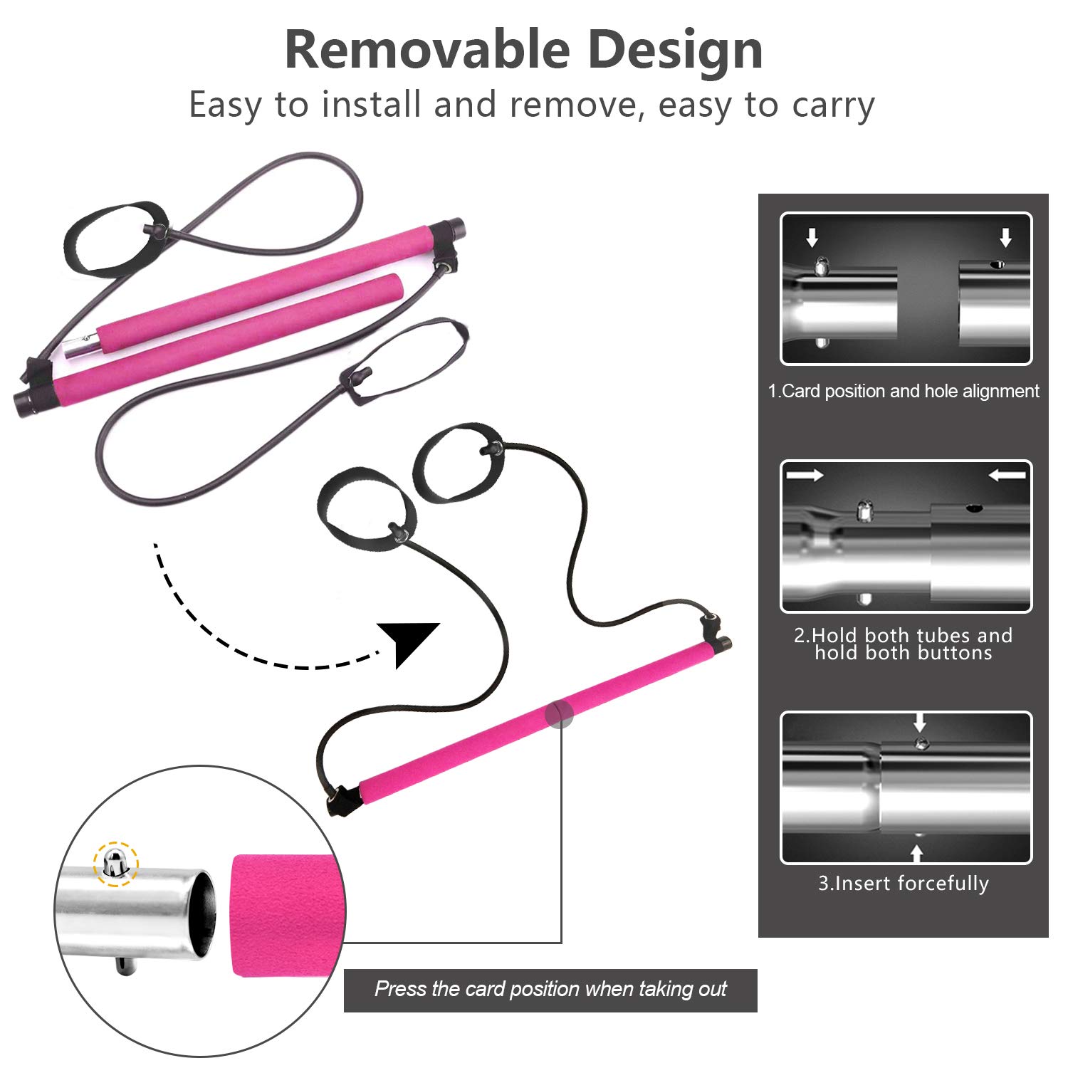 Amazon.co.jp: LADER ピラティスバーキット レジスタンスバンド付き