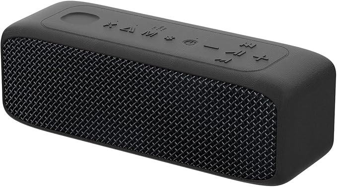 JUOVI ZS300 Enceinte Bluetooth Portable Son Stéréo 20W 24h d'Autonomie Appairage Étanche IP68 TWS Bluetooth Entrée Carte TF/AUX Baffle Bluetooth pour la Maison l'Extérieur et Les Voyages