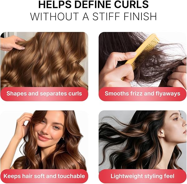 Karseell Crème Boucles 500 ml – Crème Définition pour Cheveux Bouclés et Ondulés, Hydratante, Anti-Frisottis & Tenue Souple - 3