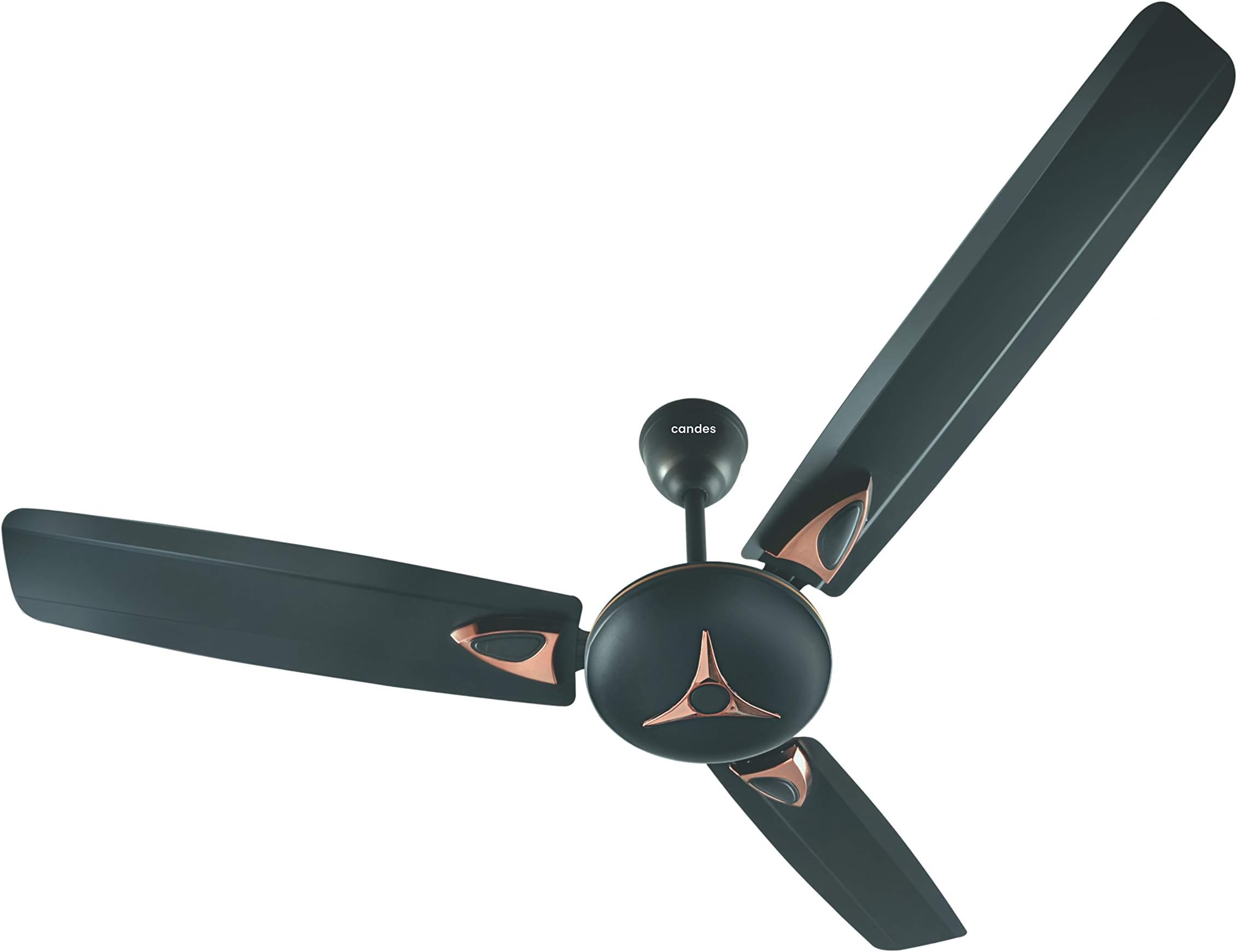 Candes Star 1200Mm High-Speed Decorative Ceiling Fans For Home | Bee 3 Stars Rated 405 Rpm Anti-Dust | 2 Years Warranty (Coffee Brown) Pack Of 1 (Coffee Brown)