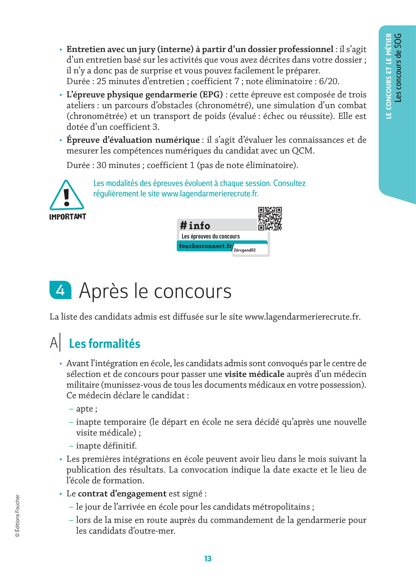 Réussite Concours - Sous-officier de gendarmerie - 2026-2027- Préparation complète