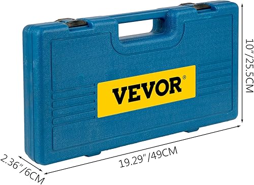 Miniatura 8 de VEVOR Juego de llaves de impacto, 12 pulgada de 26 piezas, zócalos profundos, 6 puntos, juego de llaves de vaso de 12 pulgada métricas de impacto