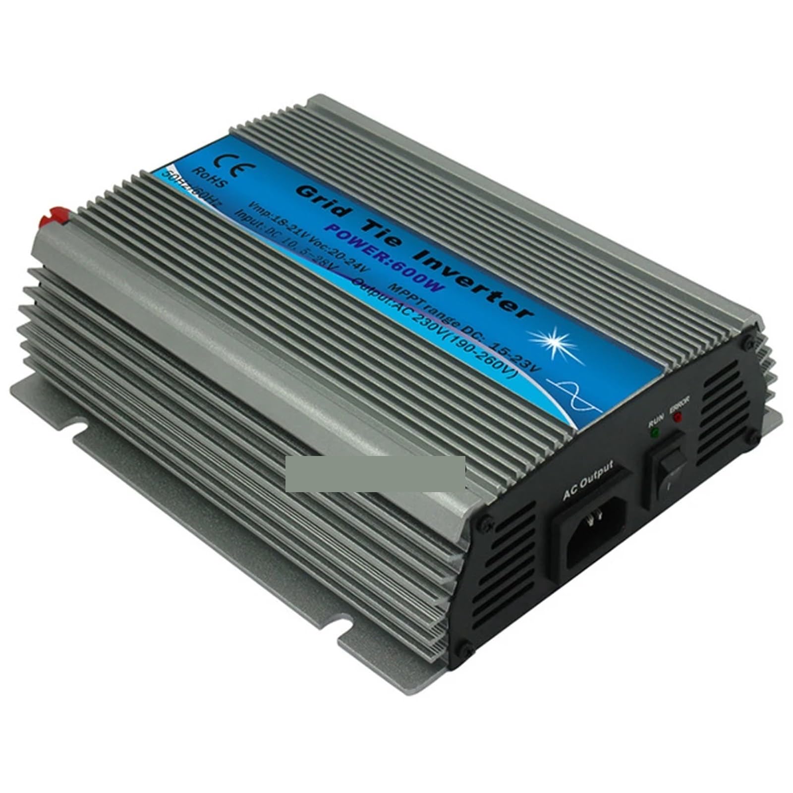 Inverter Inverter solare a onda sinusoidale pura MPPT da 600 W, inverter a onda sinusoidale pura da 22-60 V CC a CA