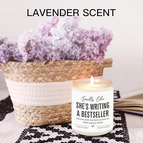 Miniatura 4 de Vela de Escritor, Regalos de Escritura para Mujeres, Regalos Creativos para Autoras Futuras, Presentes Geniales para Novelistas de Libros y