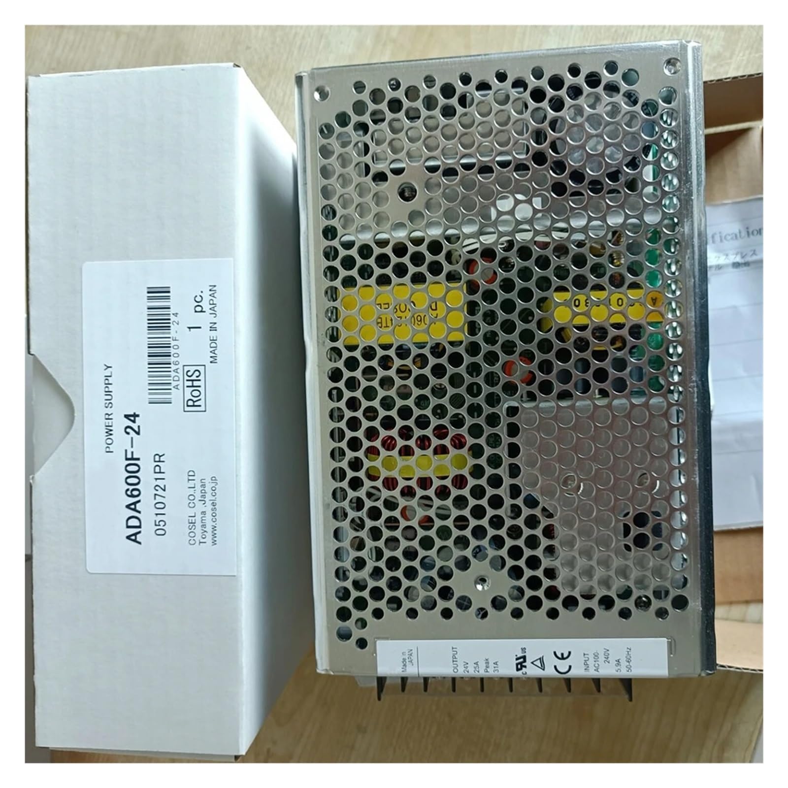 Zasilacz impulsowy ADA600F-24 600W 24V 15A