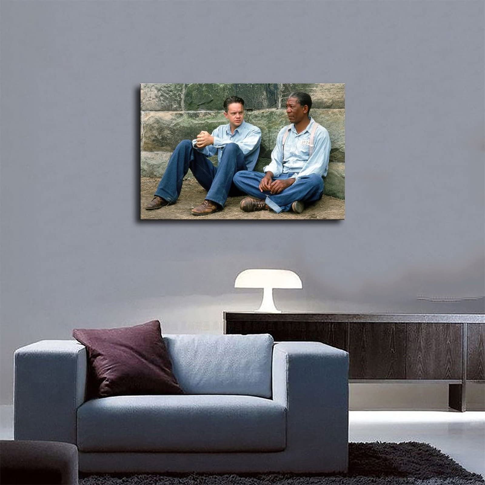 Poster Les Évadés (The Shawshank Redemption) – Impression Toile 30x45 Cm – Décoration Murale Salon, Chambre