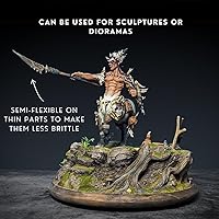 Vista 4 de Cosclay Sculpt - Gris suave - Arcilla polimérica flexible (1 lb)