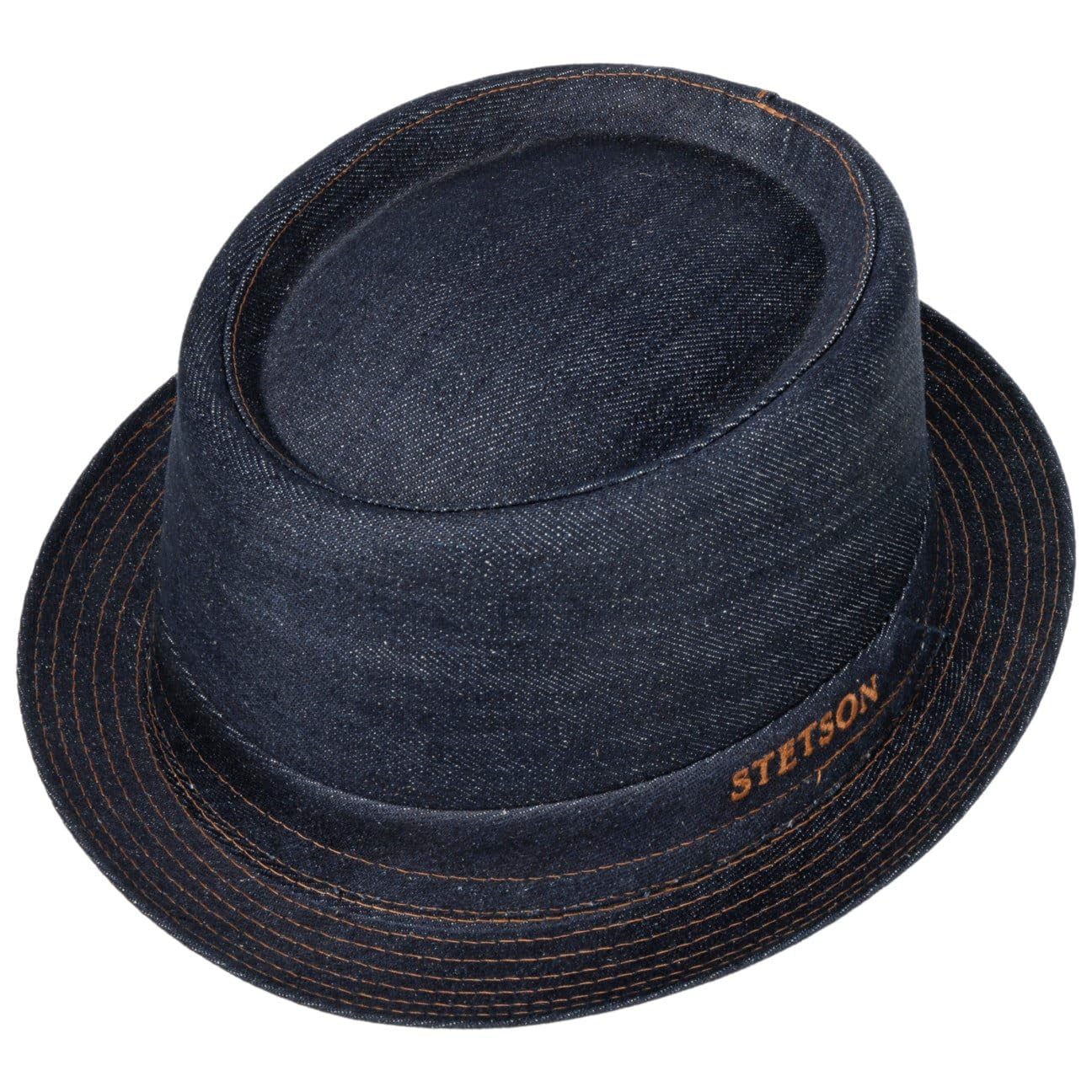 Stetson Sustainable Pork Pie Denim Hat Women/Men Denim 7-7 1/8