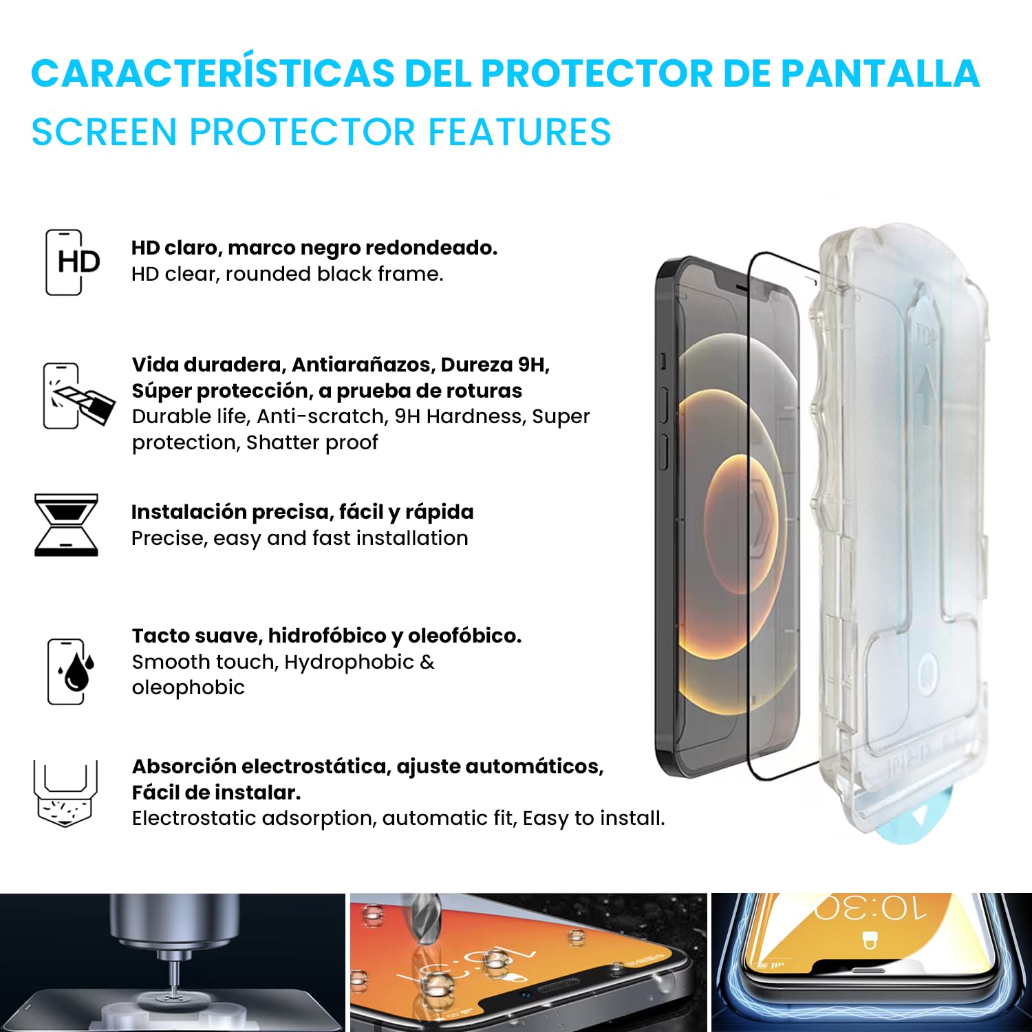 Pellicola Protettiva Belkin UltraGlass 2 Per IPhone 15 Pro