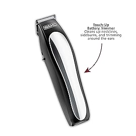 Wahl USA Clipper Rechargeable Lithium Ion Cordless Haircutting Clipper & Battery Trimming Combo Kit - Electric Clipper for Grooming Heads, Beards, & All Body Grooming - Model 79600-2101P