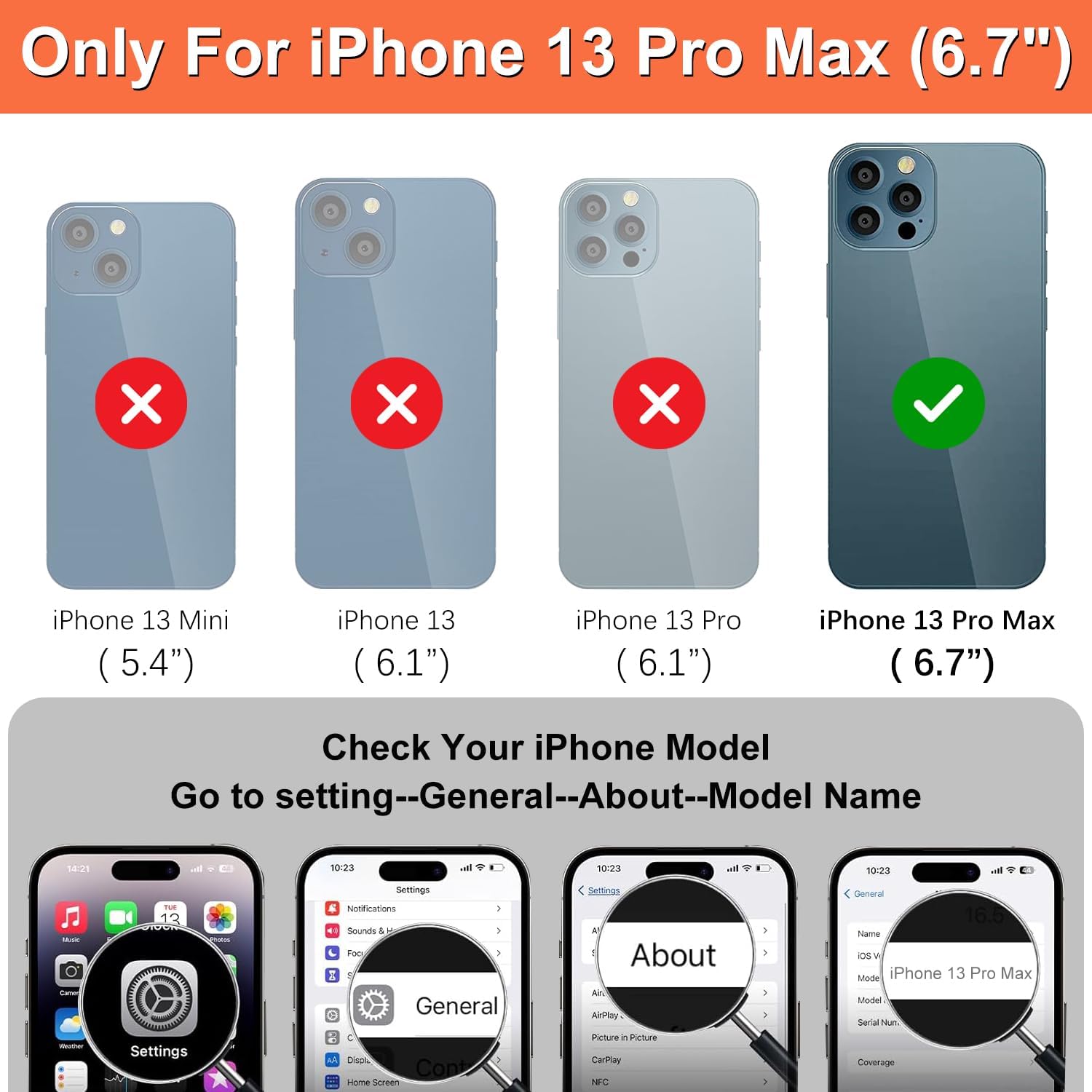 iCoverCase Compatible with iPhone 13 Pro Max Phone Case with Card Holder, Wallet Case for Women Men RFID Blocking PU Leather Protective Case 6.7 Inch (Beige) - Image 2