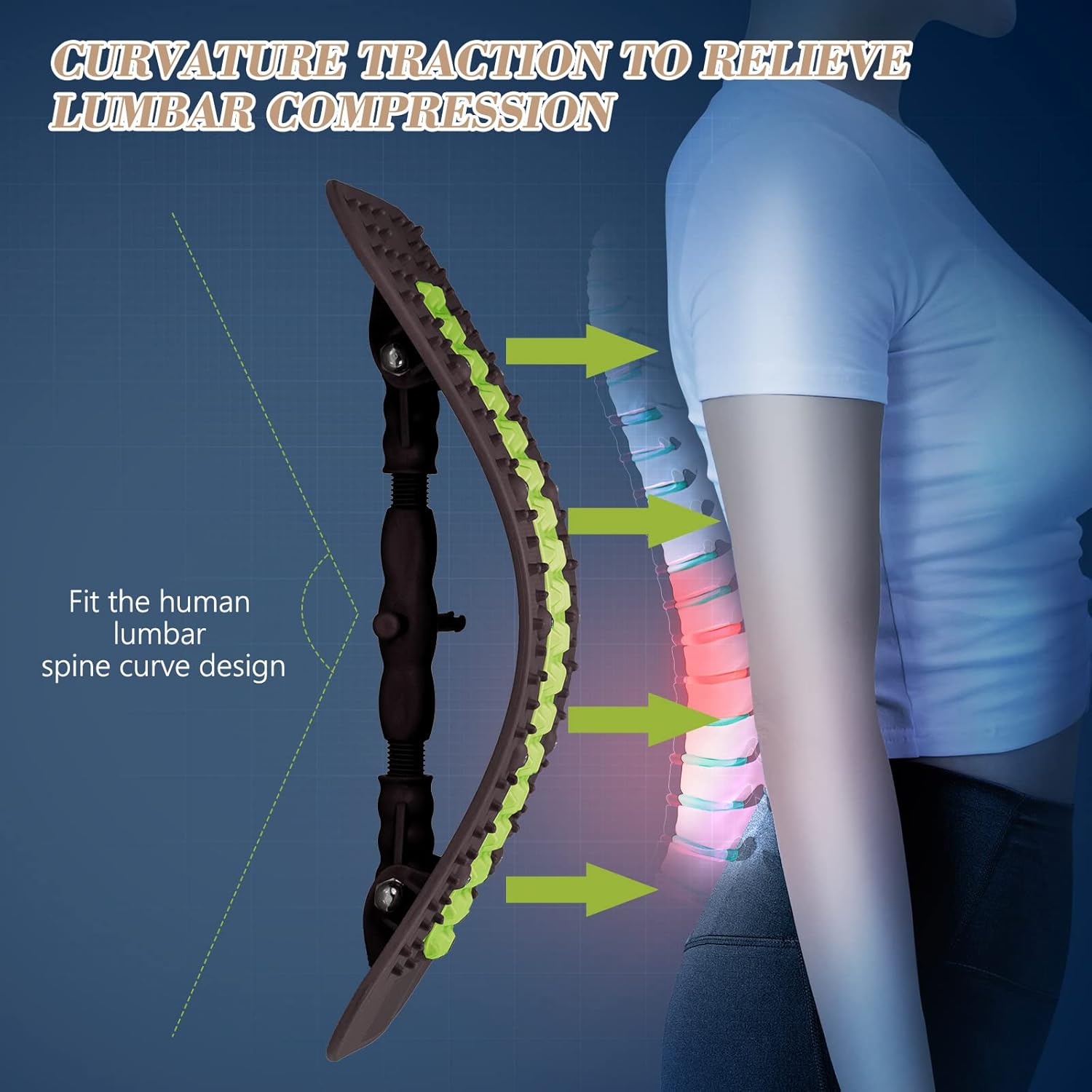 Buy Back Cracker, Back Popper, Back Cracking Device, Spine Board with