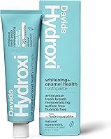 Vista 12 de Davids Hydroxi - Pasta de dientes nano hidroxiapatita sin flúor para remineralizar, soporte sensible, blanqueamiento, antiplaca, sin SLS, menta