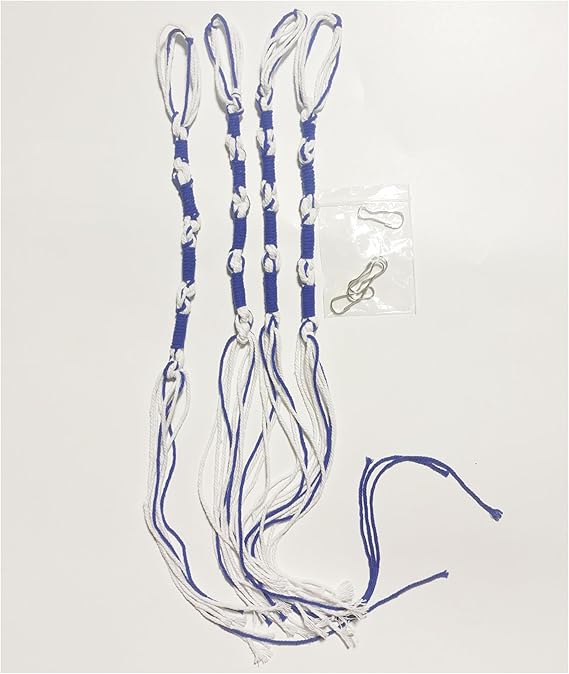Lot De 8 Cordes De Tzitzit Juives - Avec Boucle Pompon, 31,5 Cm, Coton, Pour Châle De Prière Talit