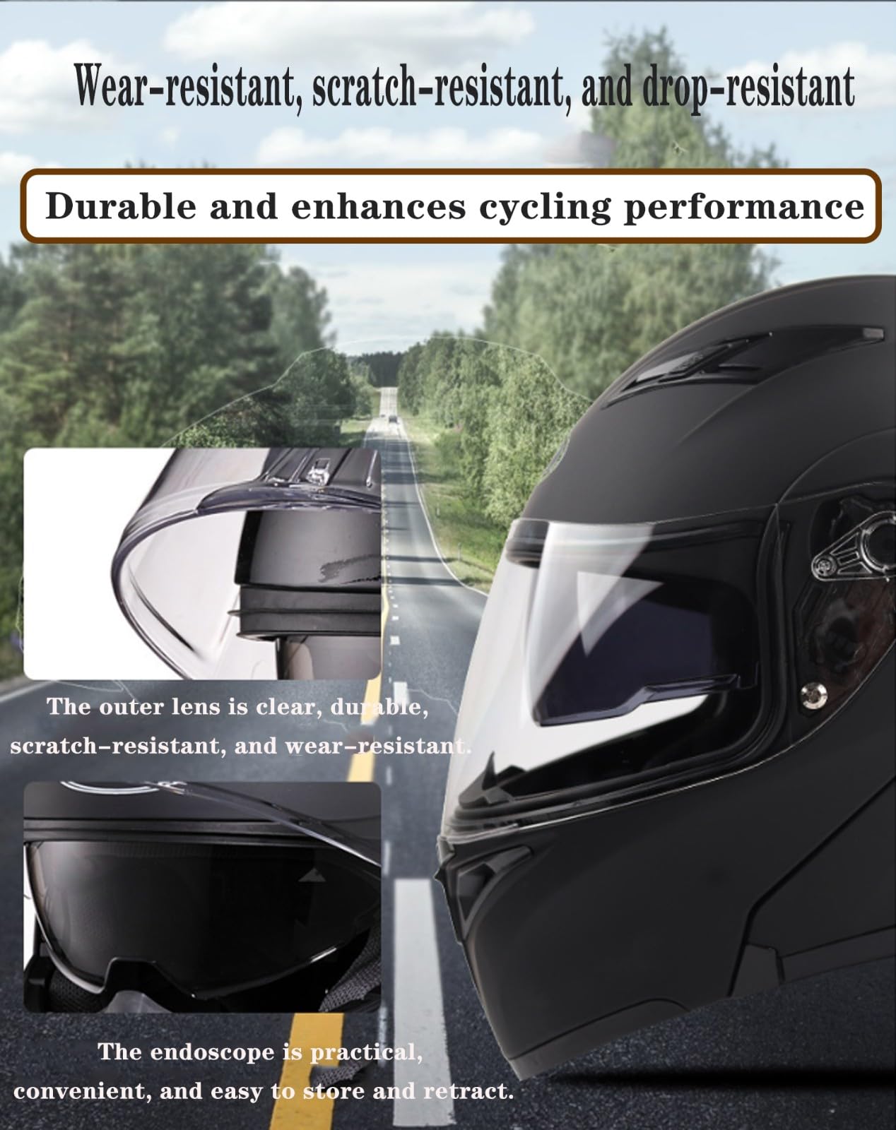 Klapphelm Mit Bluetooth Integriert Motorradhelm DOTECE Zertifiziert Modulare Integralhelm Mit Doppelvisier Motorrad Helm Mit Eingebautem Mikrofon Flip Vollvisierhelm