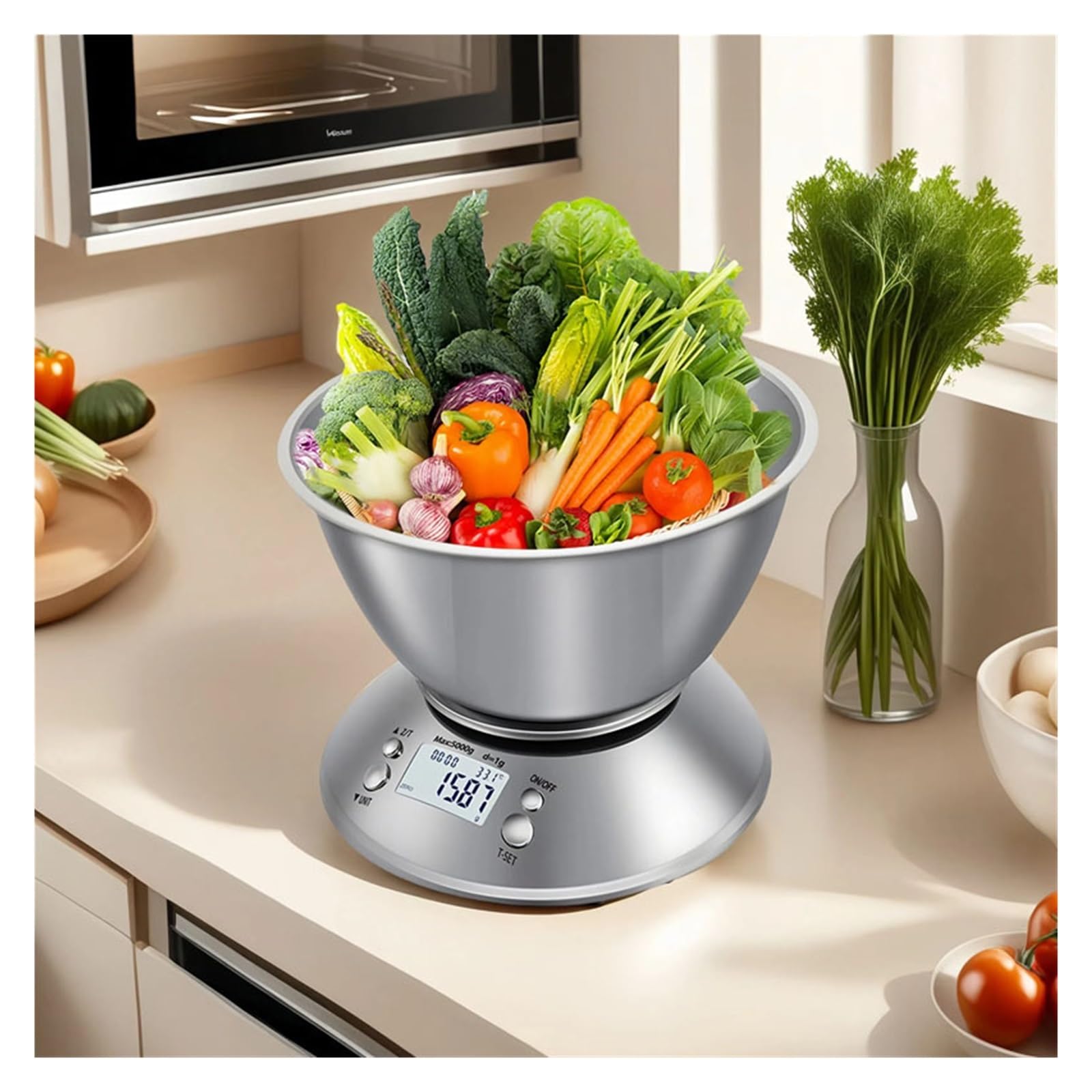 Báscula digital, Báscula de cocina digital profesional acero inoxidable for alimentos