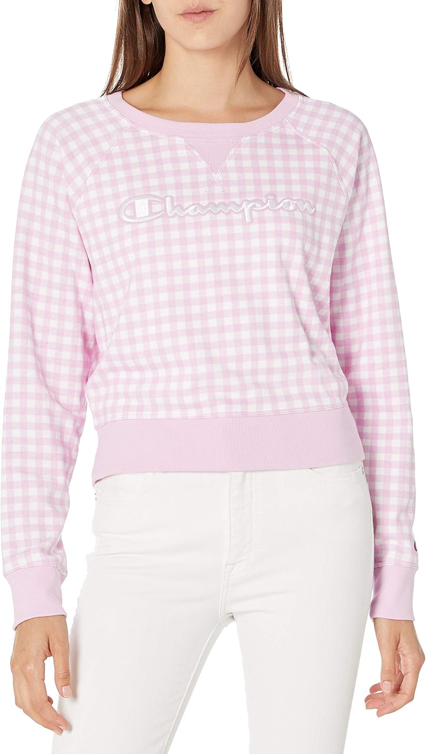 champion gingham sweatshirt