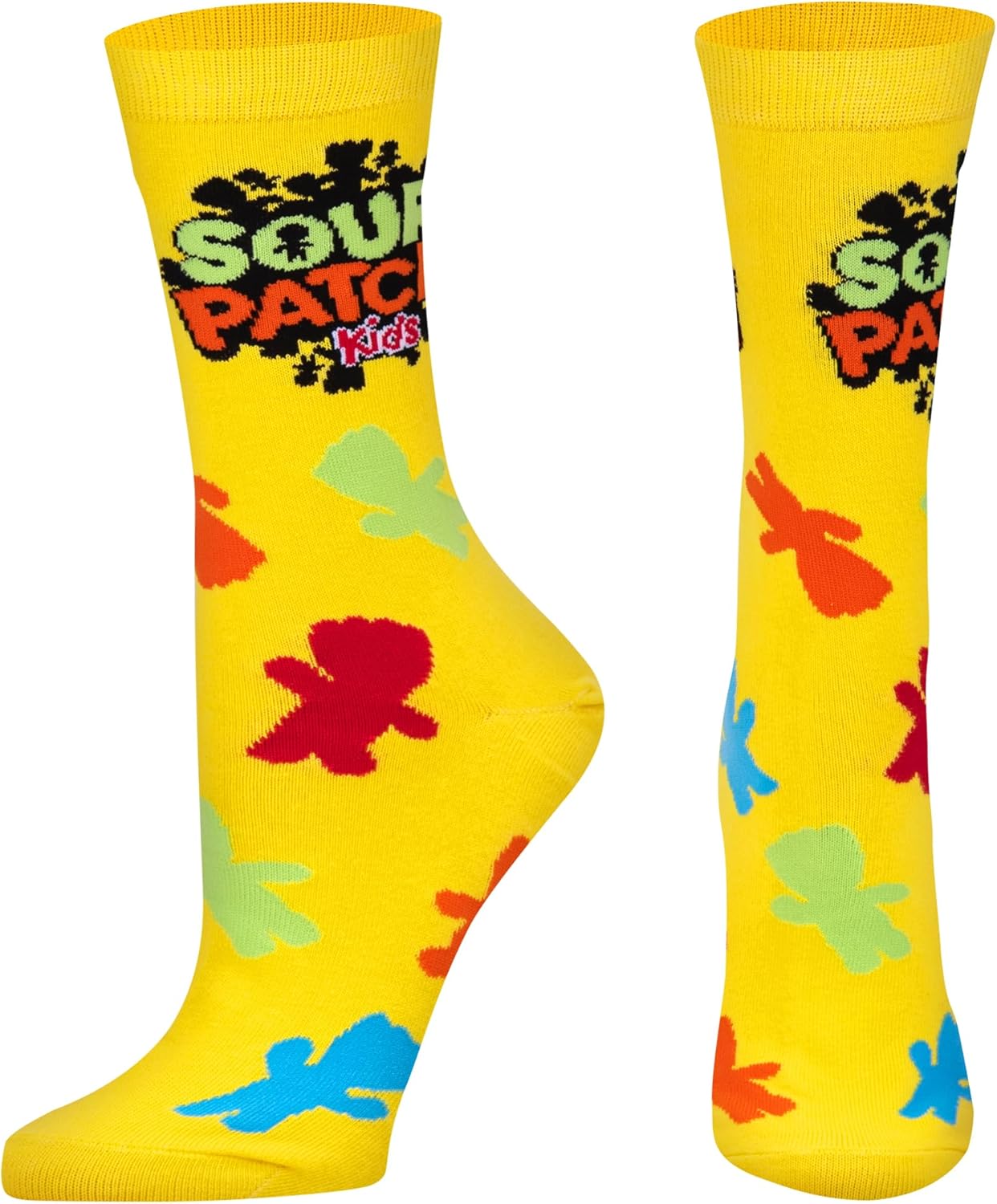 Cool Socks, Women's Funny Novelty Socks, Sour Patch Kids Crew, Adult Medium - Image 2