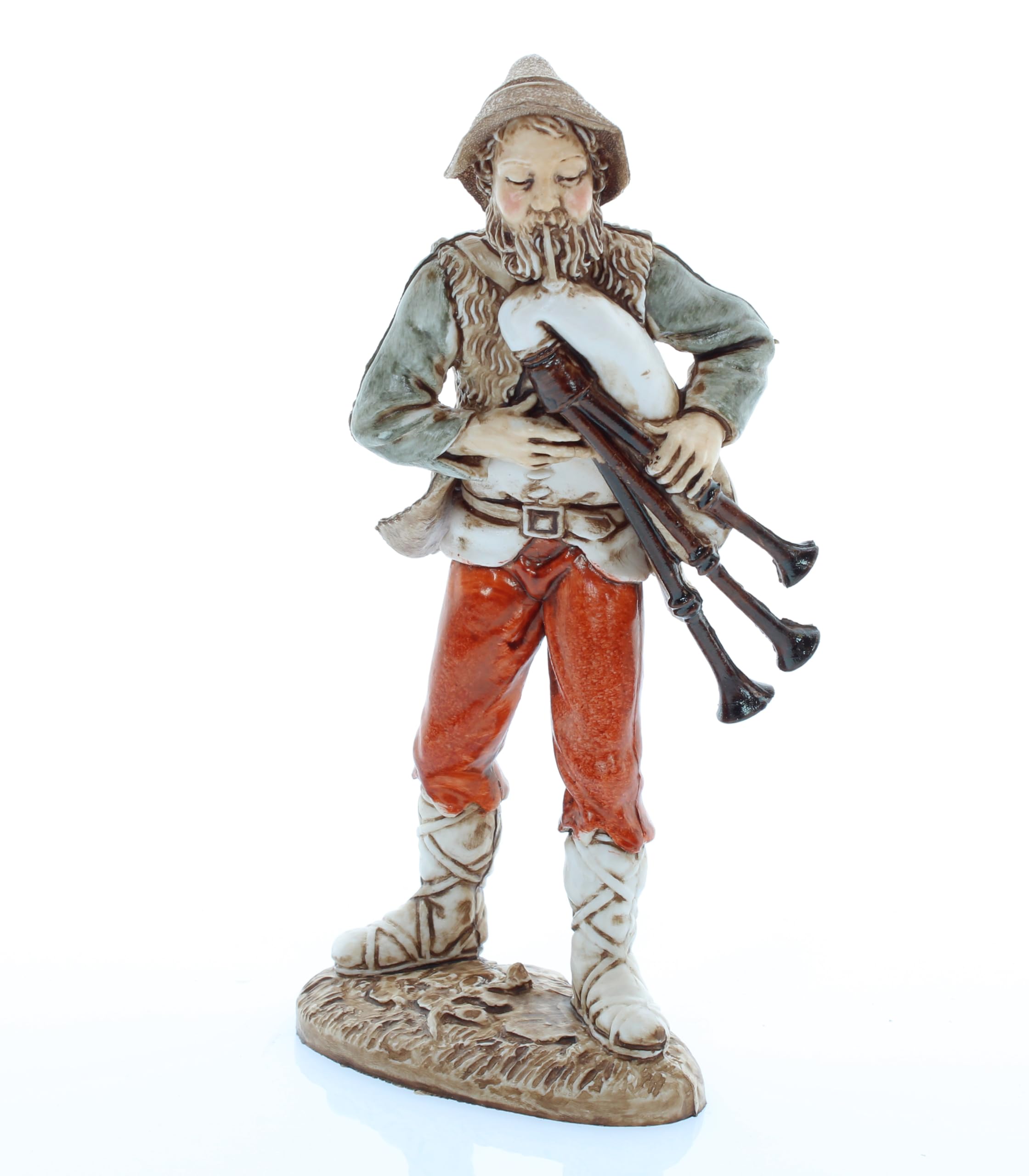 Figurine Marchand De Fruits Pour Crèche De Noël 10 Cm - Fabriqué En Italie, Peinture Main, Matériau Indestructible, échelle 1:20