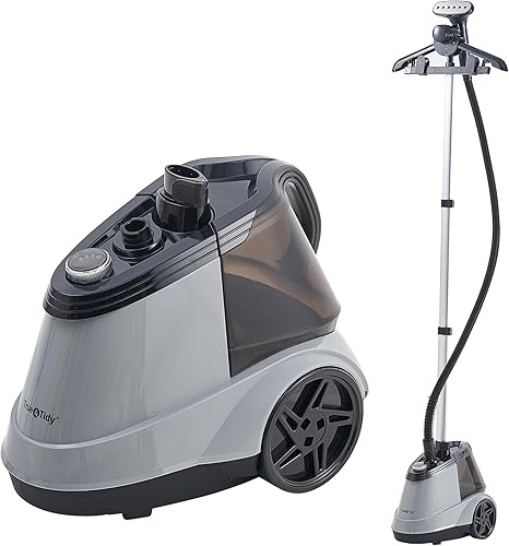 True & Tidy Pro - Vaporizador de ropa comercial de tamaño completo para ropa con 3 ajustes de vapor, tanque de agua extra grande de 2.9 L (98