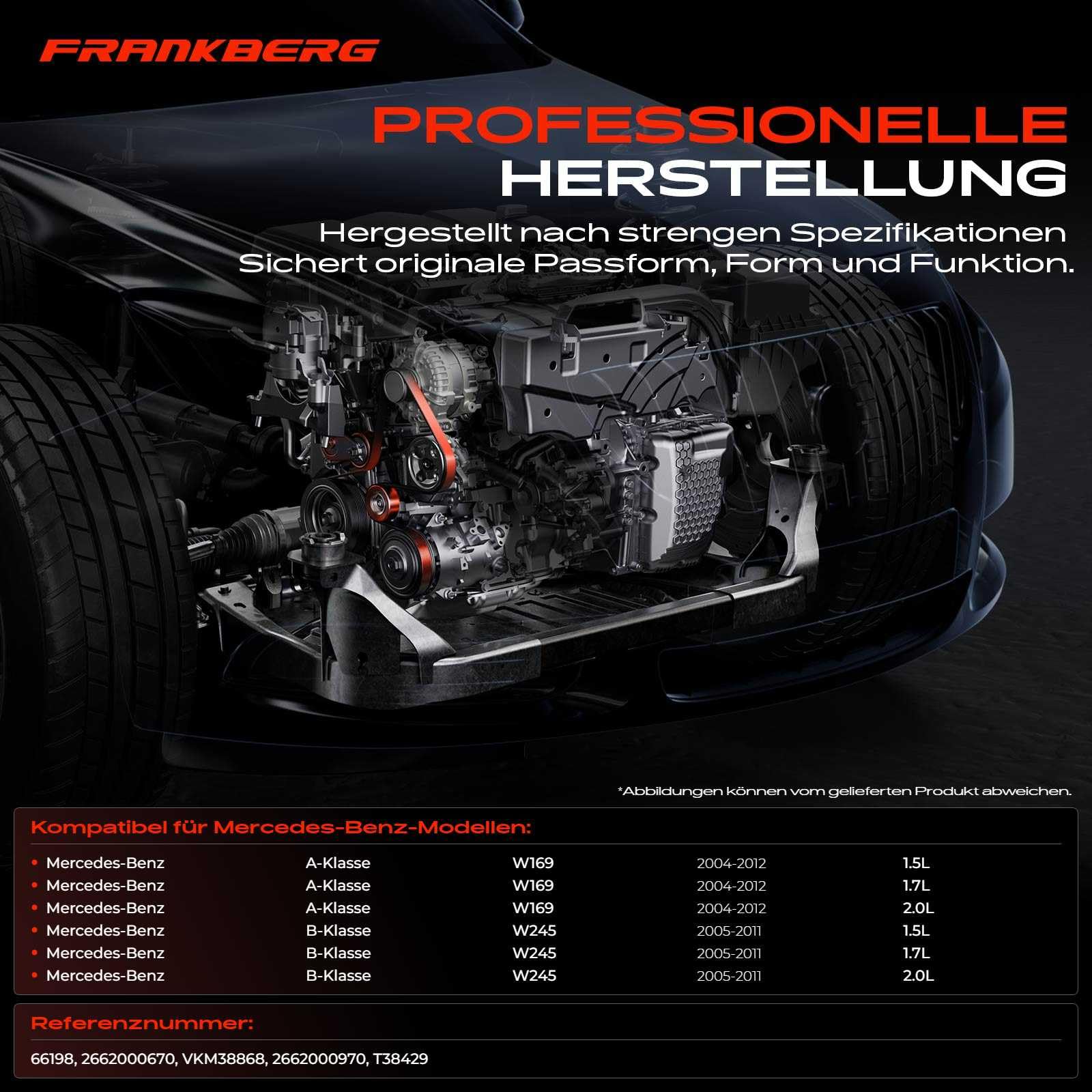 Frankberg Spannrolle Riemenspanner Keilrippenriemen