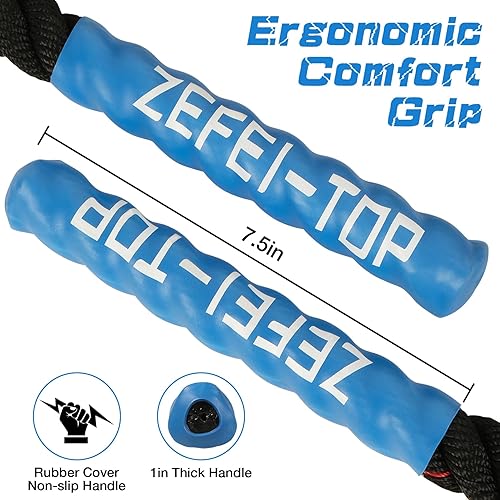 Miniatura 3 de Jump Rope, 3.75 LB2.65 LB Weighted Jump Rope for Fitness, Heavy Skipping Rope for Home Gym Workout, Weight Loss, Strength Training, Total Body