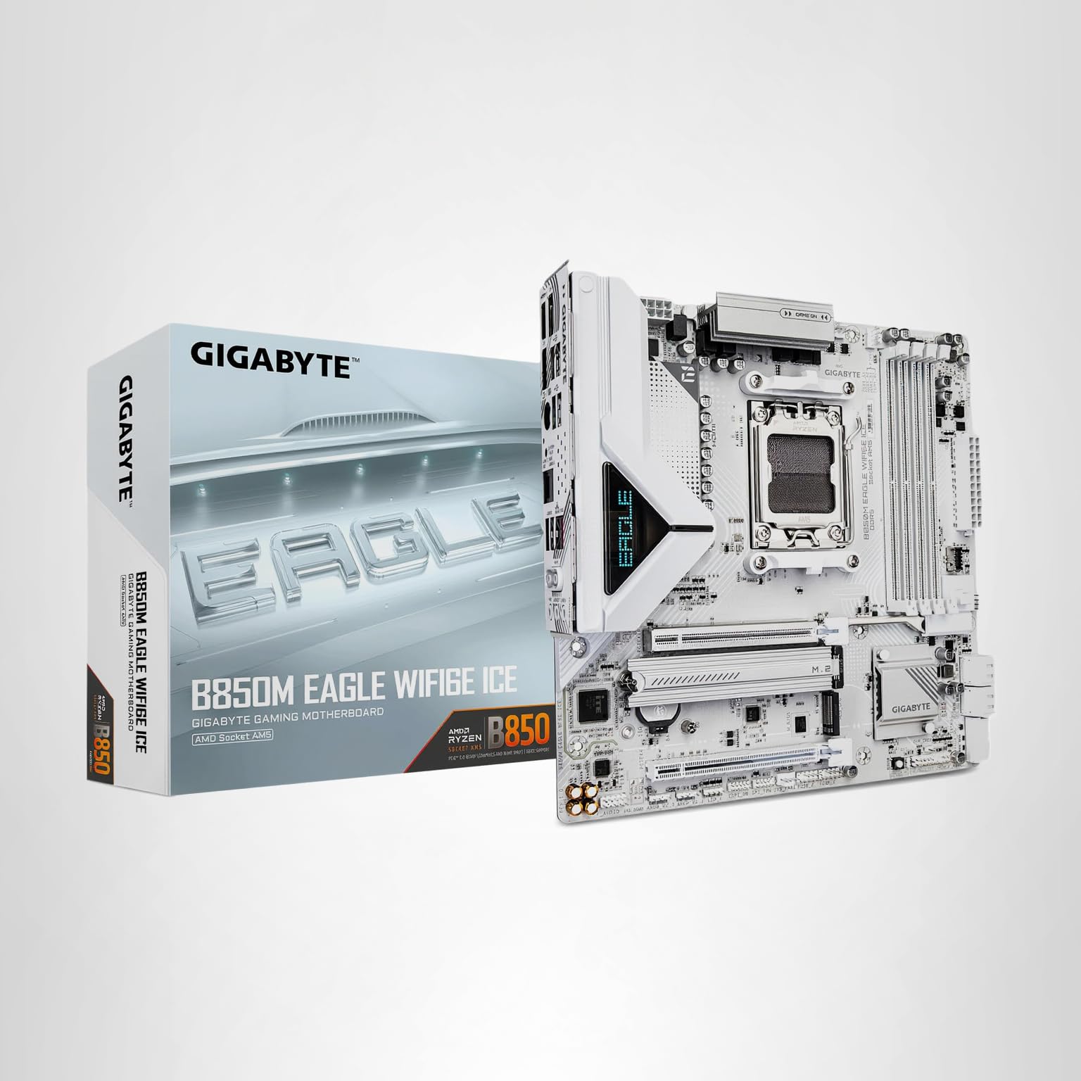 Amazon.com: GIGABYTE B850M Eagle WIFI6E ICE AMD AM5 mATX