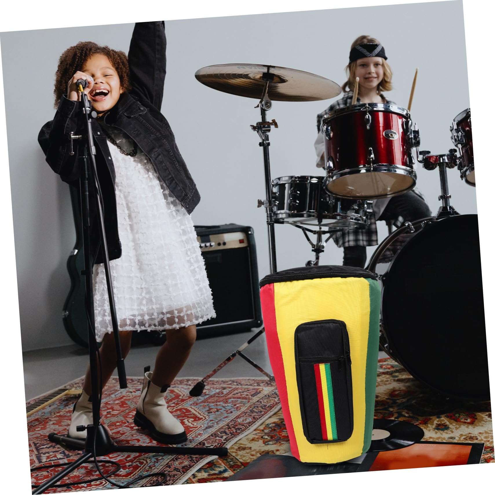 Djembe Tasche Rucksack mit Schultergurten für 10 Zoll Instrument