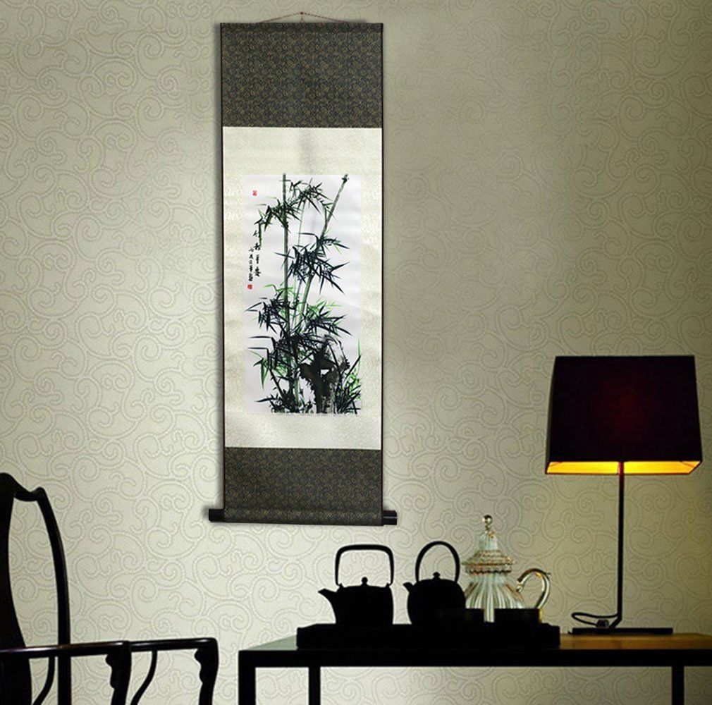 Amazon.com: sweethome Asian Silk Scroll & Picture Scroll & Wall