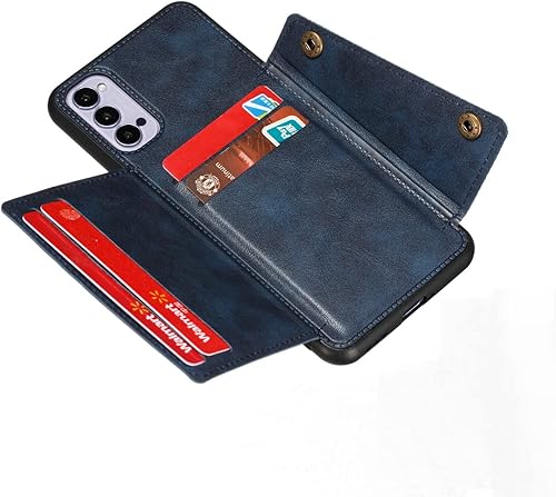 Miniatura 3 de Funda para Realme 7 Pro RMX2170, con ranura para tarjeta, color azul