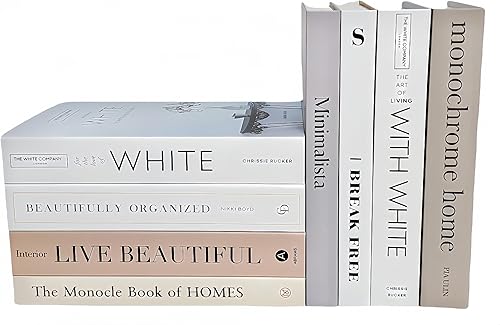 Miniatura 6 de 4 piezas de libros de imitación para decoración juego de libros decorativos modernos de moda para decoración del hogar de tapa dura apilamientos de