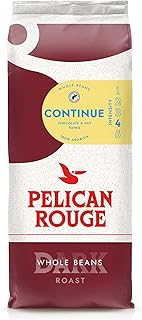 Pelican Rouge CONTINUE Whole Dark Roasted Coffee Beans c 100 percent Arabica | Rainforest Alliance Certified | New 2023 blend |1kg bag | Fully-recyclable packaging