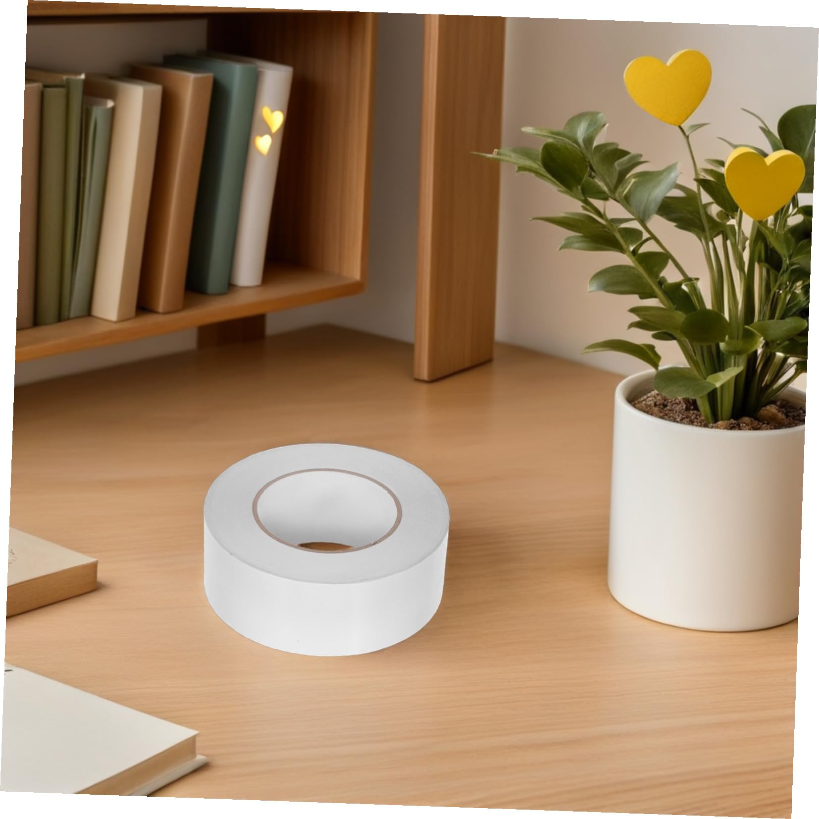 BESTYASH Nastro Biadesivo Trasparente Forte senza Residui in Pet 5cm X 50m per Riparazioni Rapide e Uso Interno Aspetto Invisibile 1 Rotolo