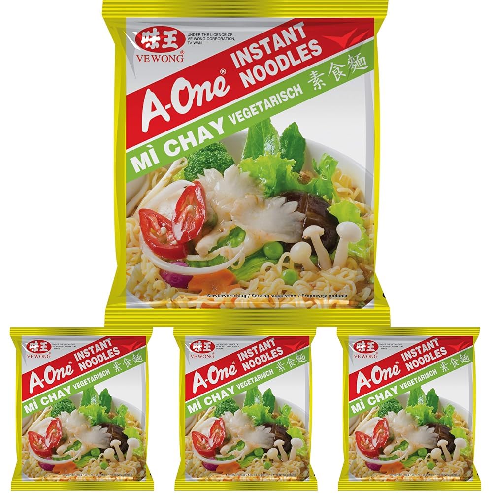 A-ONE Fideos Instantáneos, Sabor Vegetales 85 g — view 3