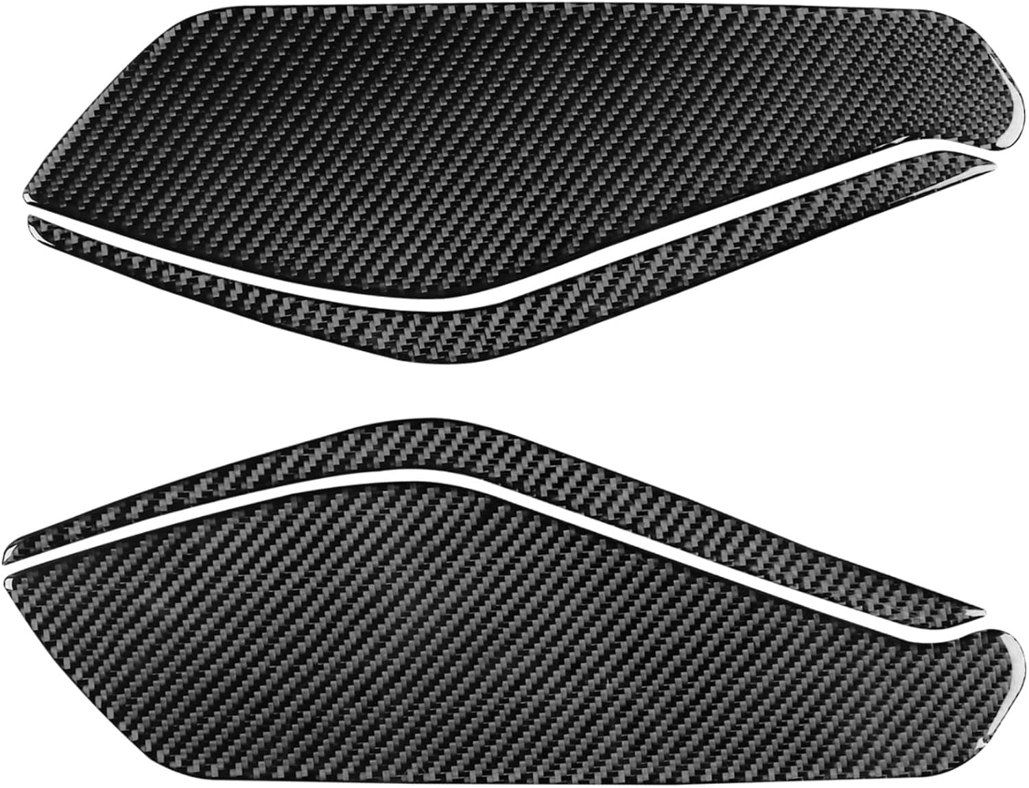 Carbon Fiber Frame Cover Trim Sticker Accessories Decoration Compatible with Porsche 992 2019-2025 (Classic, Gear Shift Dashboard Frame 17)