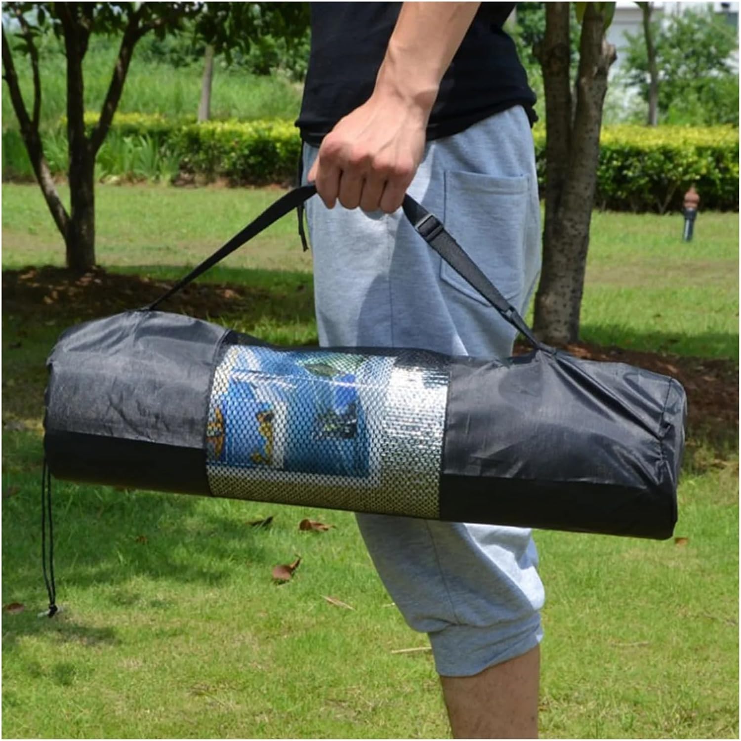 Aluminium Sleeping Mat Camping Mat Portable Ultralight Aluminum Film Foam Beach Mat Spring Summer Waterproof Moisture-Proof Camping Mats