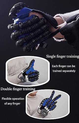 Miniatura 6 de Guantes robóticos de rehabilitación, hemiplejia y equipo de recuperación de trazo de mano con entrenamiento de espejo de dedo y pantalla táctil,