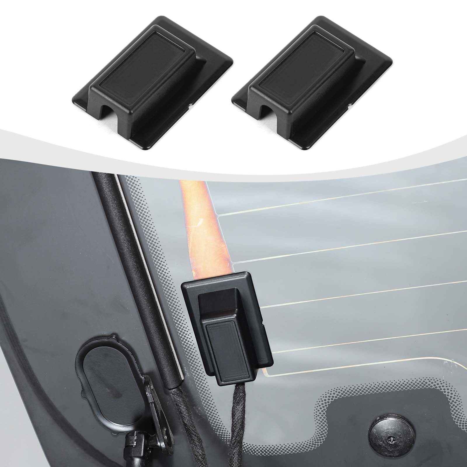Rear Window Heater Cable Protector ABS Car Accessories Ford Bronco Rear ...