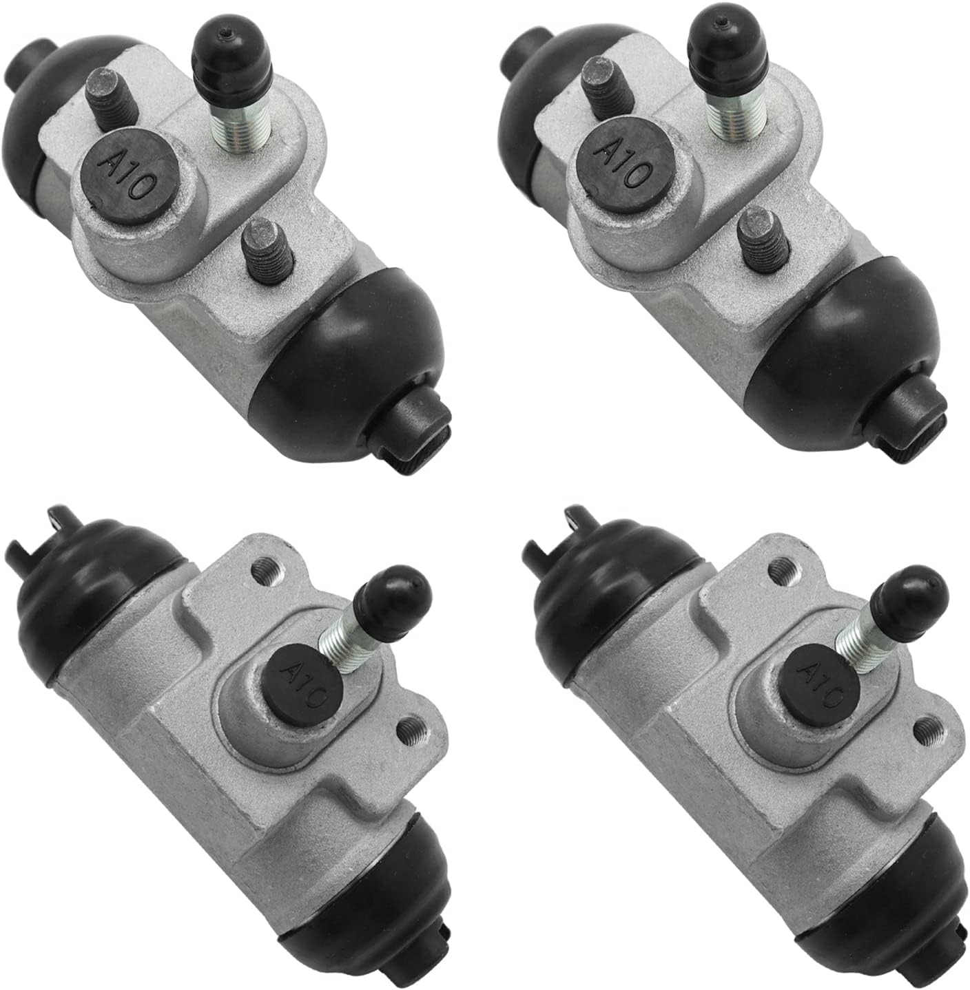 M MATI Wheel Cylinder Brake Shoe Front Rear All for Kawasaki Mule 2520 2510 2500 2030 2020 2010 1000 Diesel KAF450 KAF540 KAF620 KAF950 1988-2000 43092-1053 43092-1054 41048-1078 41048-1079