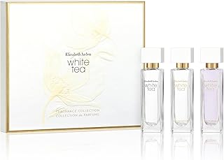 Elizabeth Arden White Tea Women's Perfume Gift Set, 3-Piece Mini Fragrance Discovery Set, Includes 0.33 fl. oz Eau de Parfum and Eau de Toilette, Travel Sized, 3 count