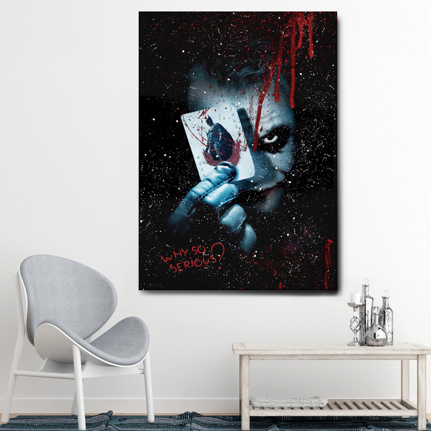 Giallobus - Gemälde - 03 - Jokerkarte - Leinwand mit Standardrahmen - 100x140 - Bereit zum Aufhängen - Moderne Gemälde für zu Hause