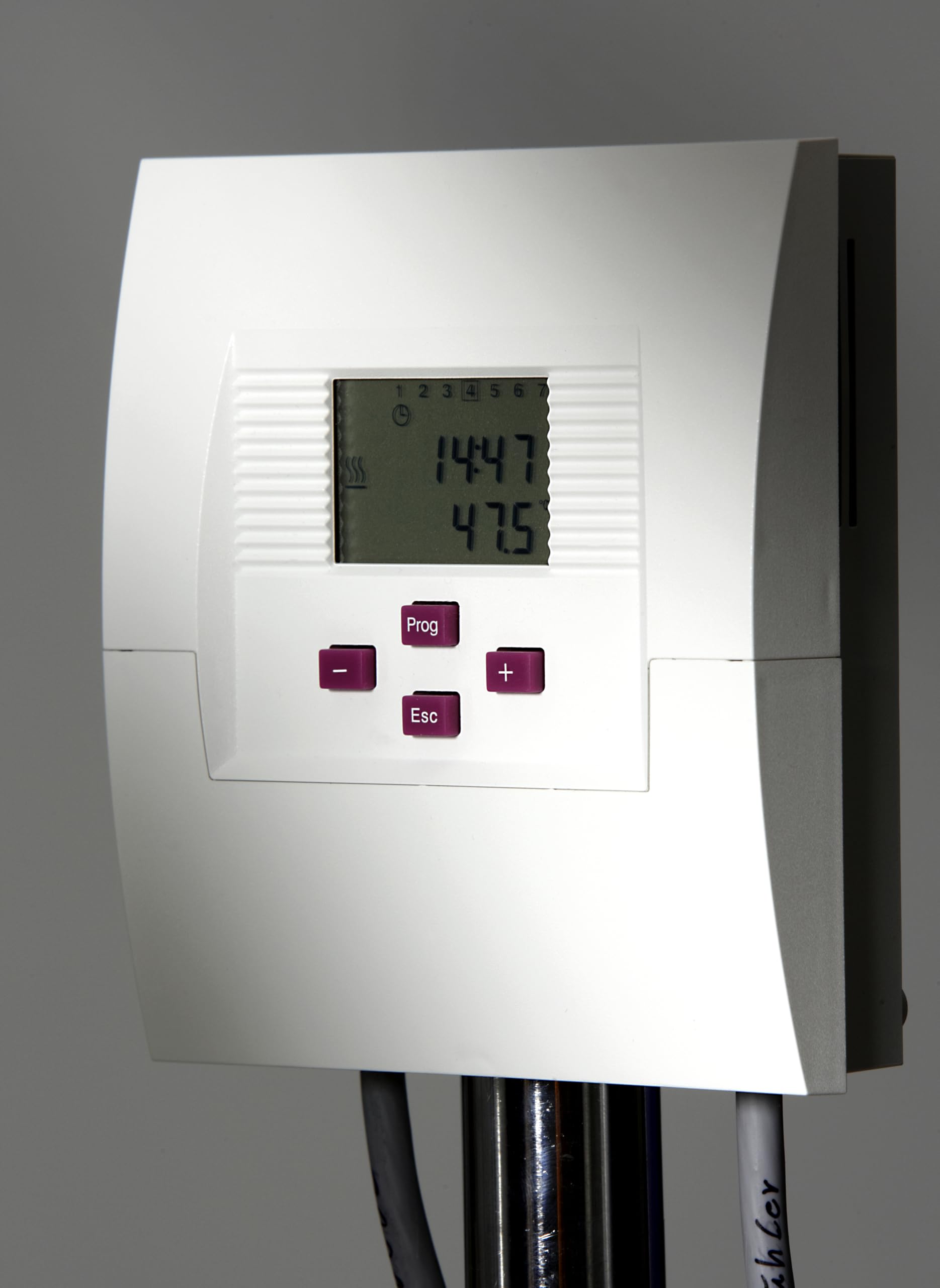 Regulador de mezclador con sensor para calefacción por suelo radiante, regulador del circuito de calefacción, control, regulación