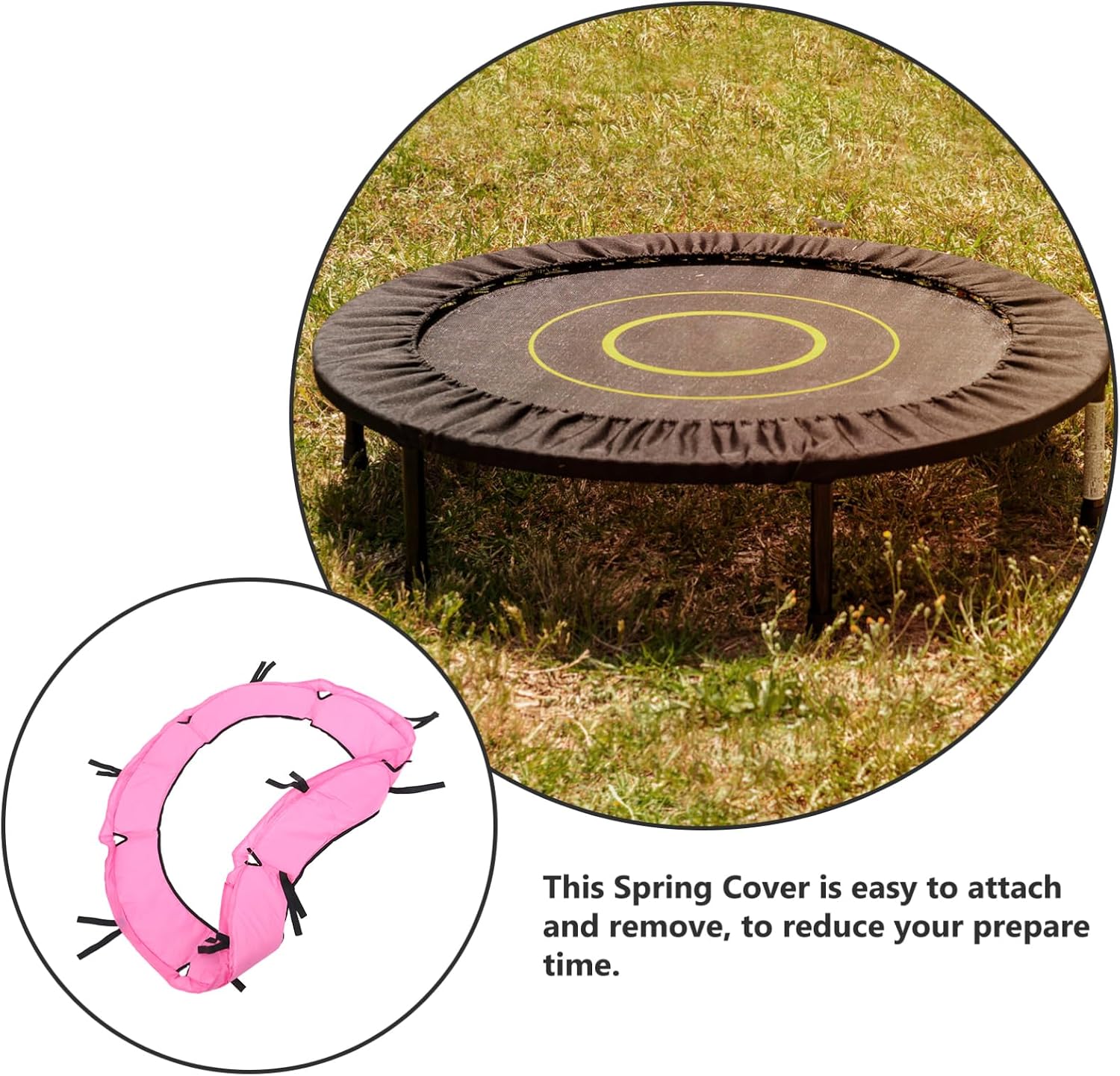 BESPORTBLE Trampoline Spring Cover -Collision Pad for Enhanced Safety Design for Play Areas