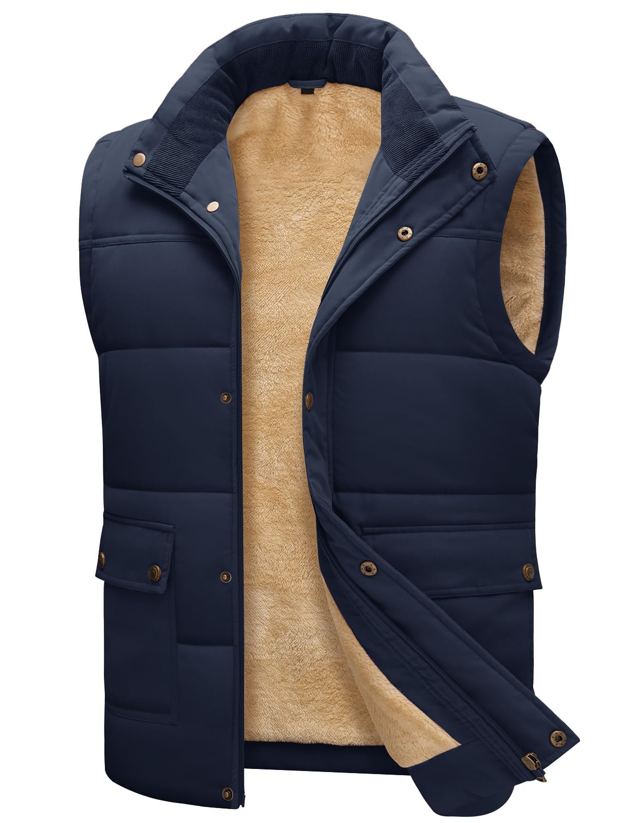 Btmpmcs Heren Winter Fleece Vissersvest Outdoor Body Warmer Mouwloze Jas Lichtgewicht Winddicht Werk Gewatteerde Gilet Fotografie Bovenkleding met Meerdere Zakken, A-zwart, M Btmpmcs Heren Winter Fleece Vissersvest Outdoor Body Warmer Mouwloze Jas Lichtgewicht Winddicht Werk Gewatteerde Gilet Fotografie Bovenkleding met Meerdere Zakken, A-zwart, M