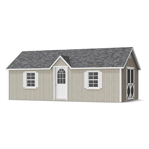 Little Cottage Co. 12x24 Classic Cottage, Outdoor Wood Storage Shed