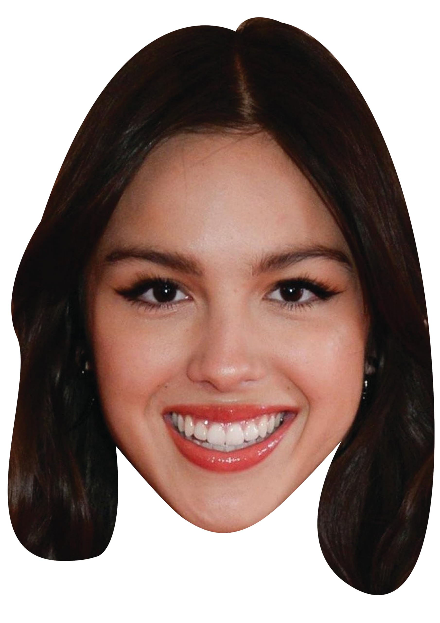 FoxyPrinting Olivia Rodrigo Celebrity Face Mask – Fancy Dress Mask for Parties & Events, Ready to Wear