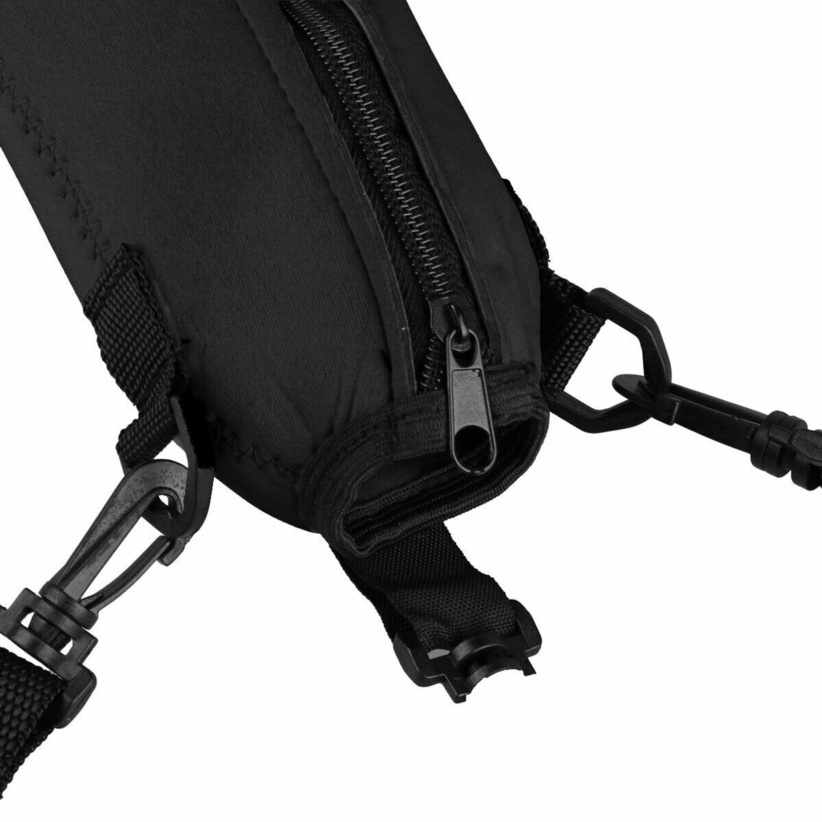Porta Bottiglia d'Acqua in Neoprene da 500 Ml, Custodia Isolata per Borsa Porta Bottiglia d'Acqua, Tracolla Regolabile E Gancio di Chiusura